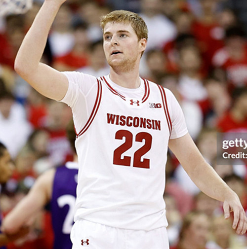 Mens Youth Wisconsin Badgers #22 Steven Crowl 2025 White College Basketball Game Jersey