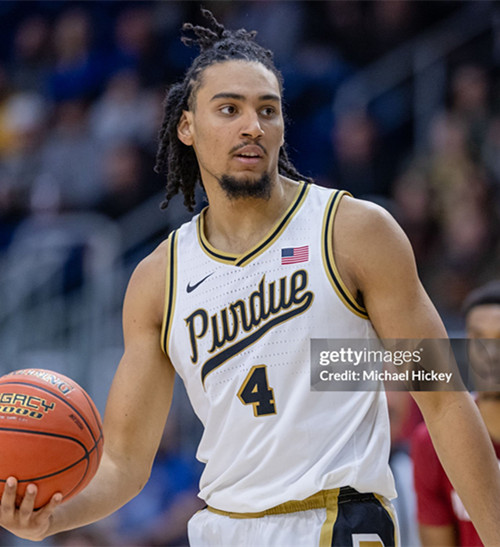 Mens Youth Purdue Boilermakers  #4 Kaufman-Renn Rick Mount-Era College Basketball Game Jersey