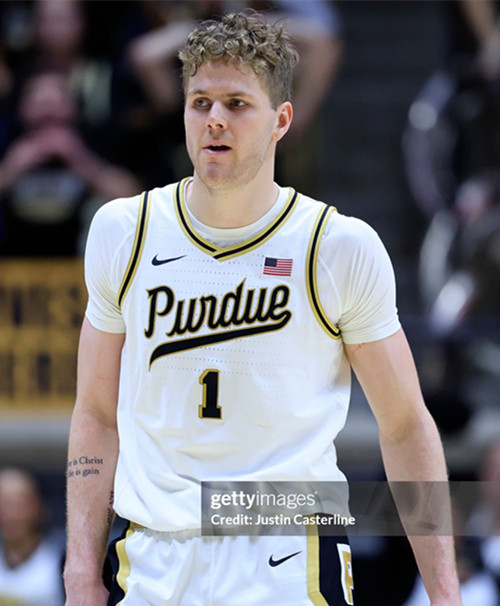 Mens Youth Purdue Boilermakers #1 Caleb Furst  Rick Mount-Era College Basketball Game Jersey