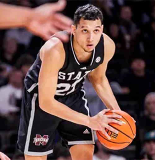 Mens Youth Mississippi State Bulldogs #22 RJ Meléndez 2025 Black College Basketball Game Jersey