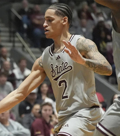 Mens Youth Mississippi State Bulldogs #2 Riley Kugel 2025 Grey College Basketball Game Jersey