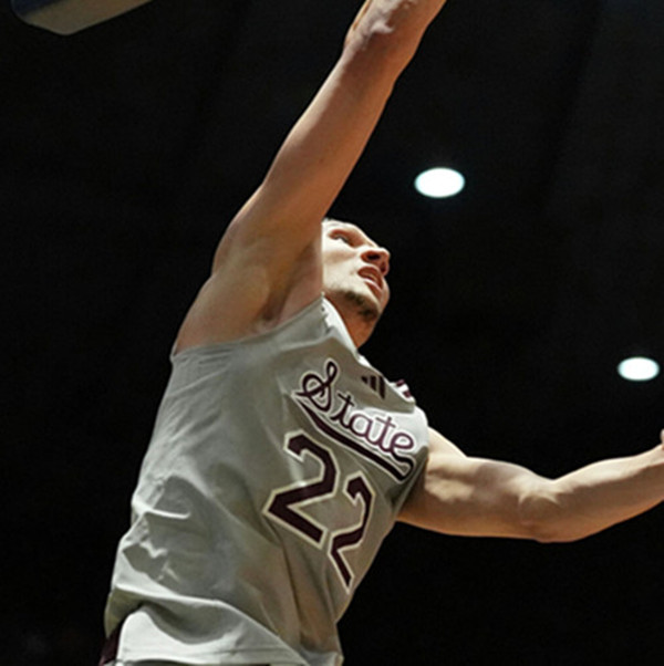 Mens Youth Mississippi State Bulldogs #22 RJ Meléndez 2025 Grey College Basketball Game Jersey