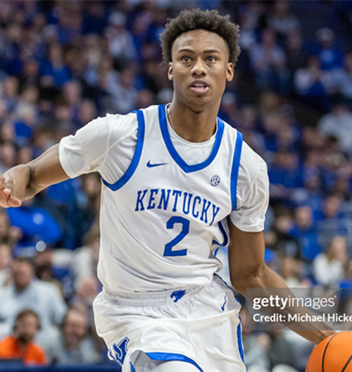 Mens Youth Kentucky Wildcats #2 Jaxson Robinson White College Basketball Game Jersey