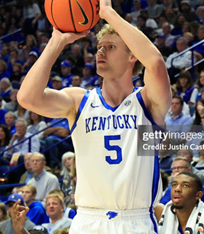 Mens Youth Kentucky Wildcats #5 Collin Chandler White College Basketball Game Jersey