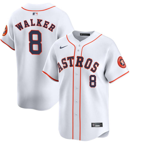 Mens Houston Astros #8 Christian Walker Nike White Home Limited Jersey