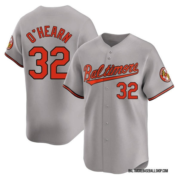 Mens Baltimore Orioles #32 Ryan O'Hearn  Nike Grey Road Limited Jersey