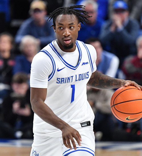 Mens Youth Saint Louis Billikens #1 Isaiah Swope White College Basketball Game Jersey