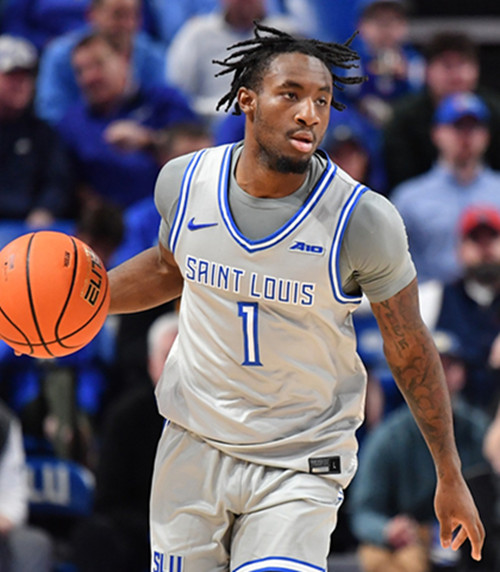 Mens Youth Saint Louis Billikens #1 Isaiah Swope Grey College Basketball Game Jersey