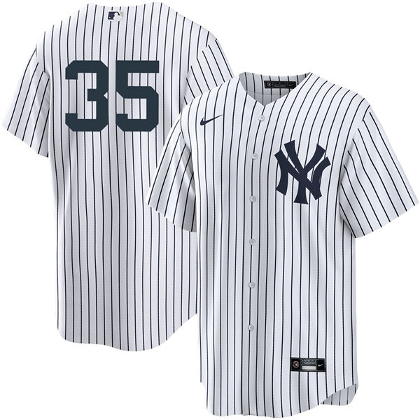 Mens New York Yankees #35 Cody Bellinger Nike White Home Limited Player Jersey