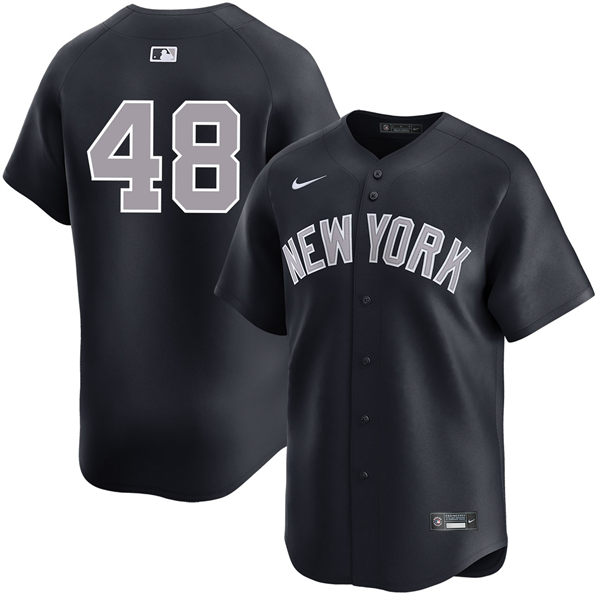 Mens New York Yankees #48 Paul Goldschmidt Nike Navy Alternate 2nd with Name New York Limited Player Jersey