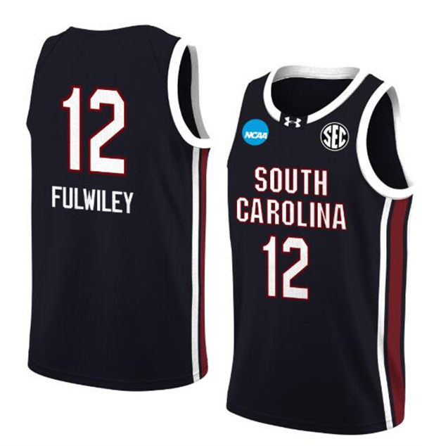Unisex South Carolina Gamecocks #12 MiLaysia Fulwiley Black College Women's Basketball Game Jersey