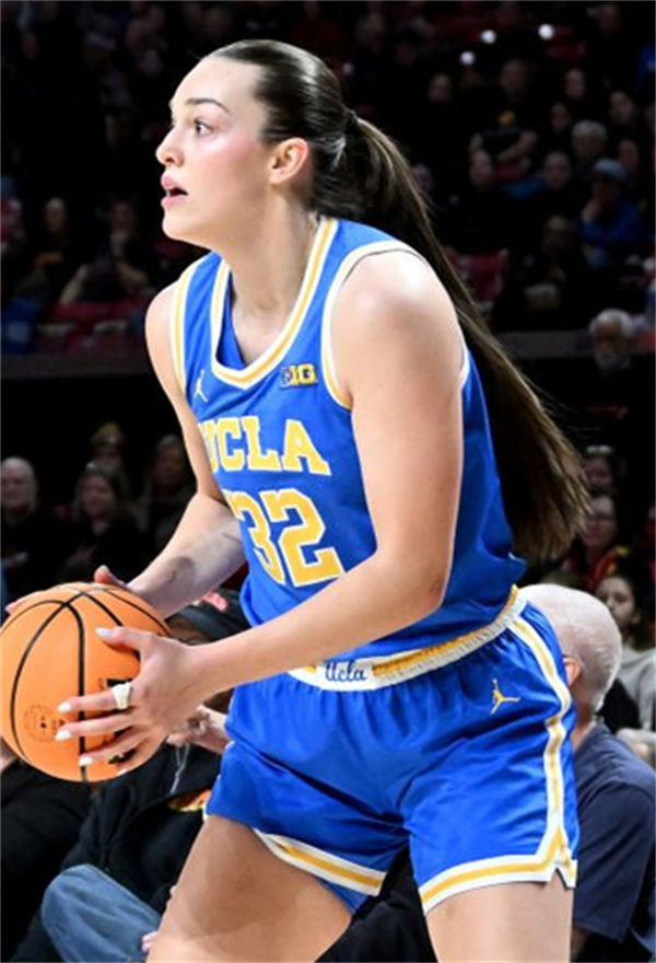 Unisex UCLA Bruins #32 Angela Dugalic Royal 2025 BIG 10 Basketball Game Jersey