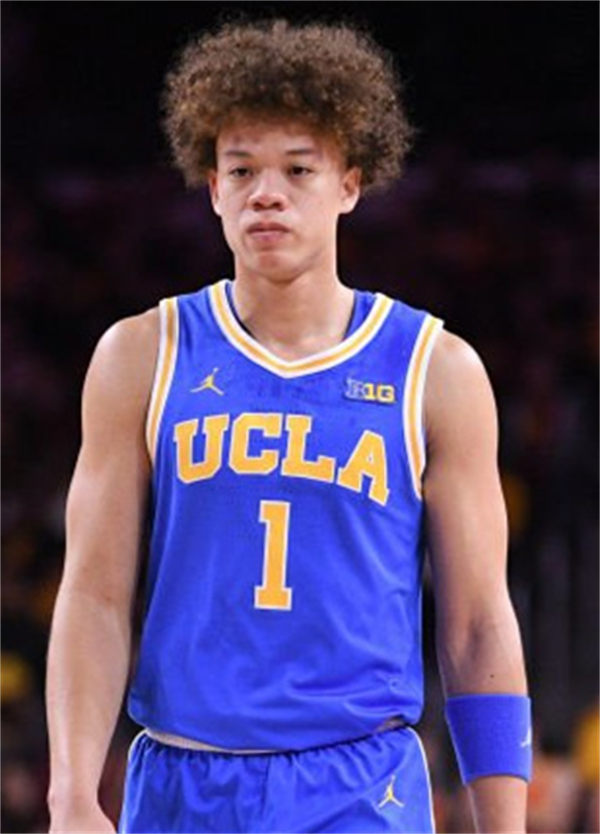 Mens Youth UCLA Bruins #1 Trent Perry Royal 2025 BIG 10 Basketball Game Jersey