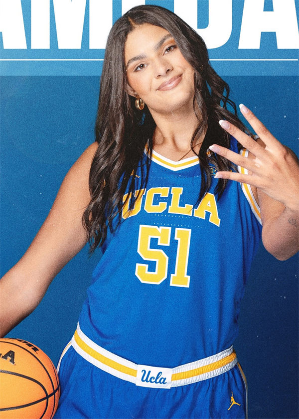 Unisex UCLA Bruins #51 Lauren Betts Royal 2025 BIG 10 Basketball Game Jersey