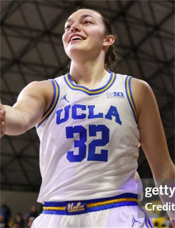 Unisex UCLA Bruins #32 Angela Dugalic White 2025 BIG 10 Basketball Game Jersey