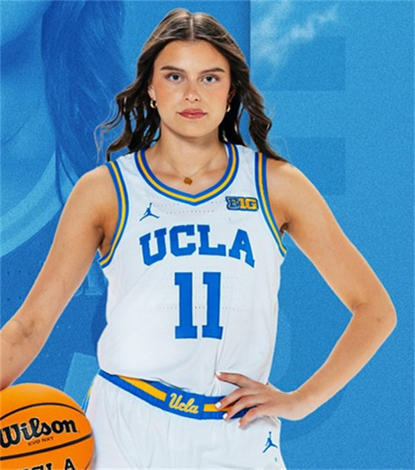 Unisex UCLA Bruins #11 Gabriela Jaquez White 2025 BIG 10 Basketball Game Jersey