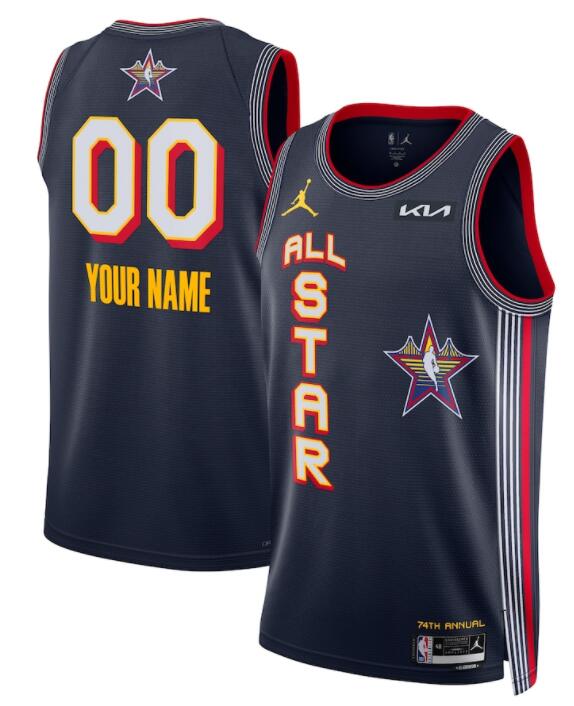 Unisex 2025 NBA All-Star Game Custom Jersey Navy