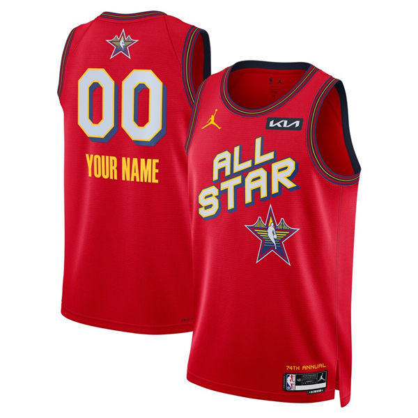 Unisex 2025 NBA All-Star Game Custom Jersey Red
