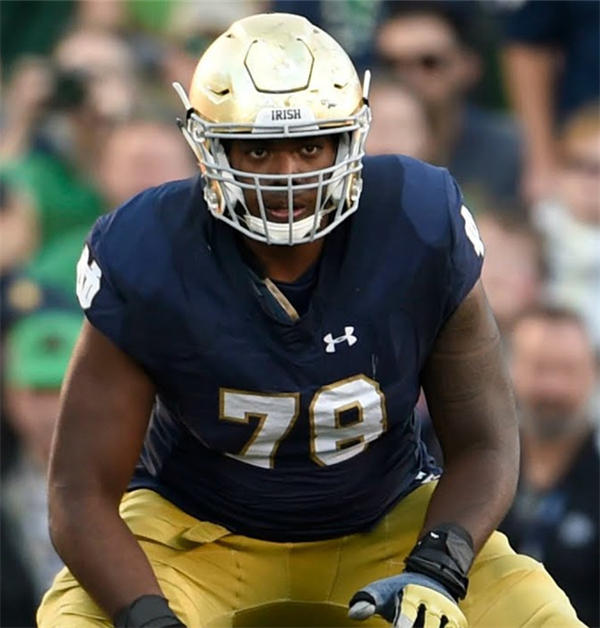 Mens Notre Dame Fighting Irish #78 Ronnie Stanley 2015 Navy Without Name Football Jersey