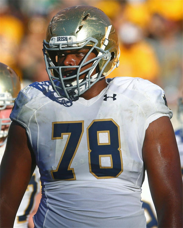 Mens Notre Dame Fighting Irish #78 Ronnie Stanley 2015 White Without Name Football Jersey