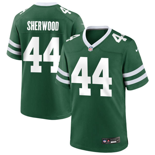 Men's New York Jets #44 Jamien Sherwood Nike Legacy Green Vapor F.U.S.E. Limited Jersey