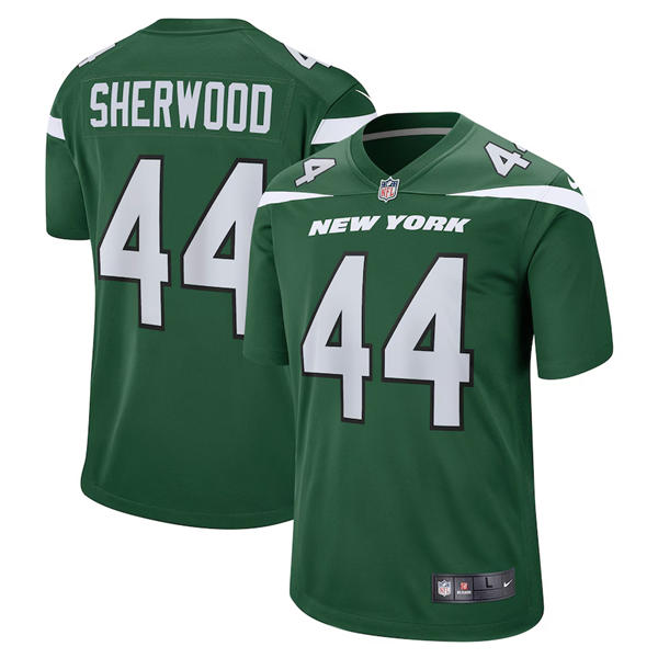 Men's New York Jets #44 Jamien Sherwood Nike Gotham Green Vapor Limited Jersey