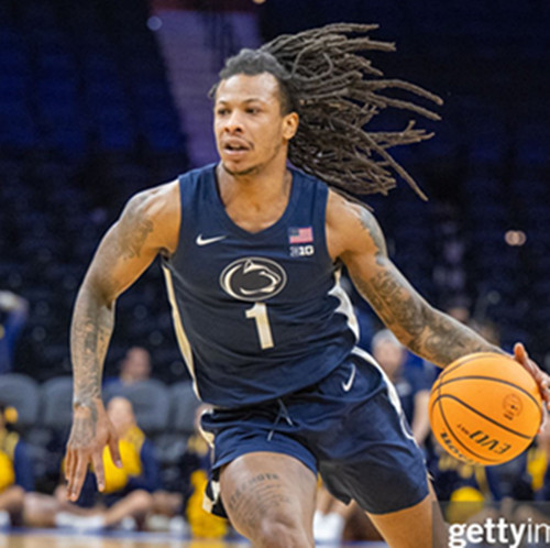 Mens Youth Penn State Nittany Lions #1 Ace Baldwin Jr. 2025 Navy Team Logo College Basketball Game Jersey