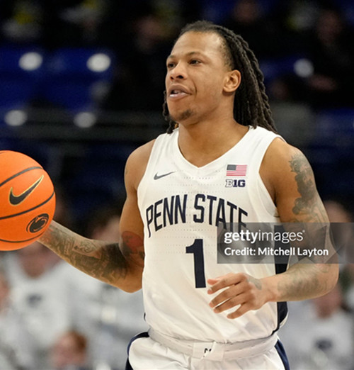 Mens Youth Penn State Nittany Lions #1 Ace Baldwin Jr. 2025 White College Basketball Game Jersey