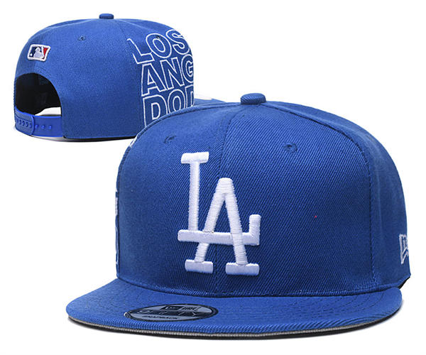 Embroidered MLB Los Angeles Dodgers Royal LA Snapback Hat YD25311 (6)