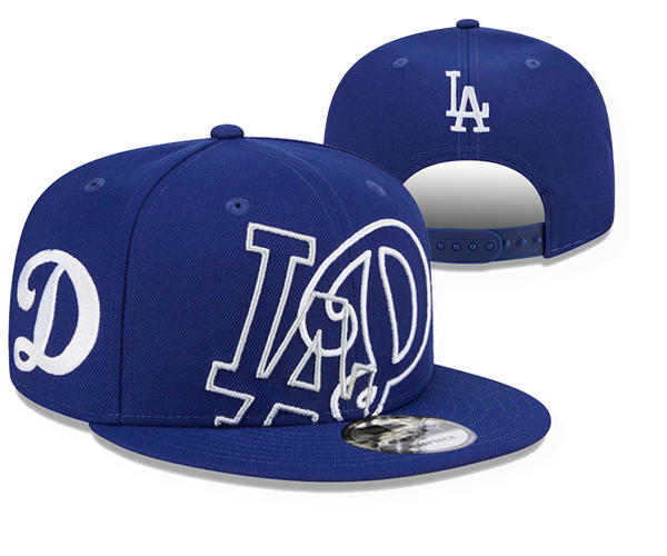 Embroidered MLB Los Angeles Dodgers Royal white D Snapback Hat YD25311 (5)