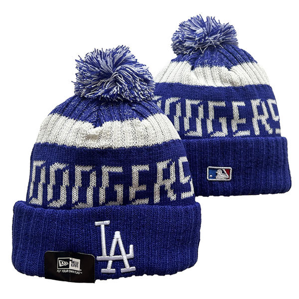 MLB Los Angeles Dodgers Royal Knit Hat YD2503112 (3)