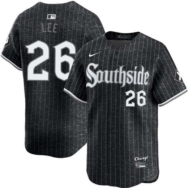 Mens Chicago White Sox #26 Korey Lee Nike Black City Connect Limited Jersey