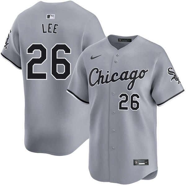Mens Chicago White Sox #26 Korey Lee Nike Gray Road Limited Jersey