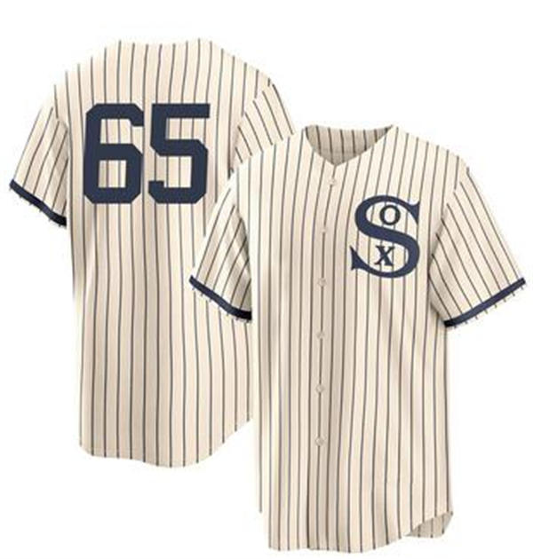 Mens Chicago White Sox #65 Davis Martin Nike White 2021 Field of Dreams Jersey