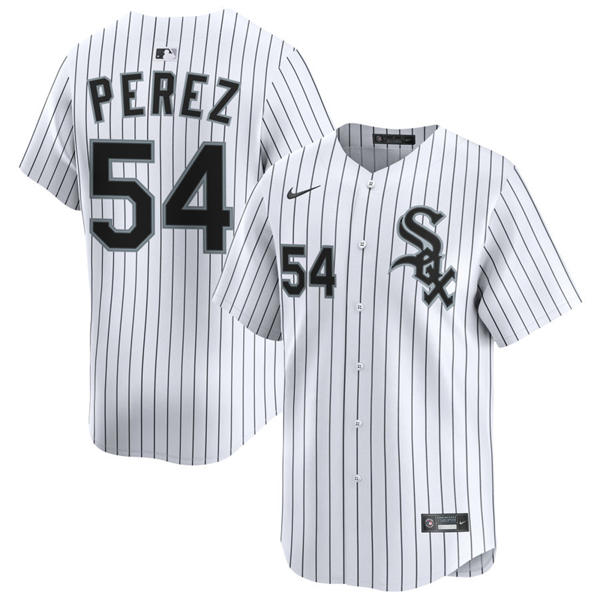 Mens Chicago White Sox #54 Martin Perez Nike White Home  Limited Jersey