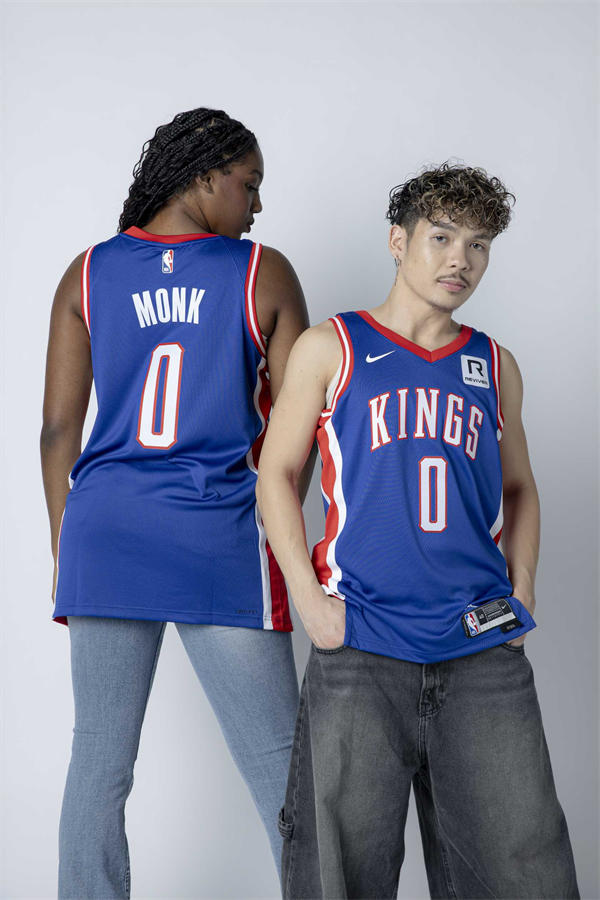 Mens Sacramento Kings #0 Malik Monk 2024 Blue City Edition Swingman Jersey