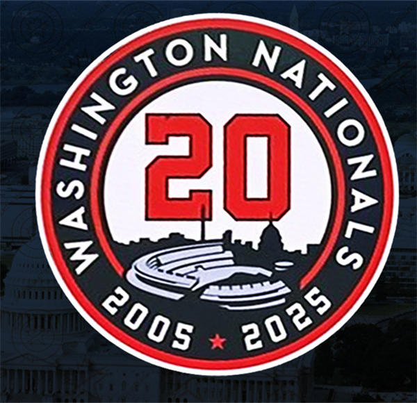 Washington Nationals 2005-2025 20th anniversary Patch
