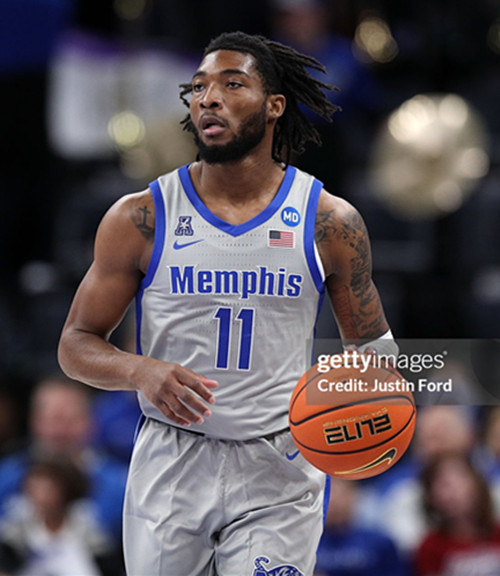 Mens Youth Memphis Tigers #11 Tyrese Hunter 2025 Gray College Basketball Game Jersey