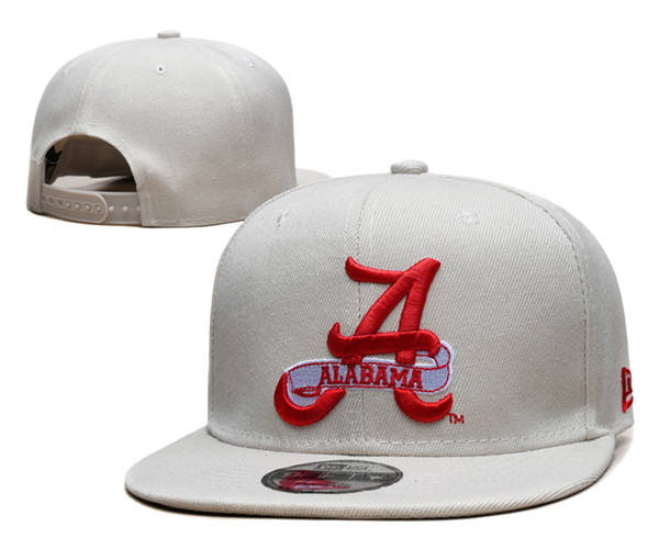 NCAA Alabama Crimson Tide Natural Snapback Cap GS2503202 (7)