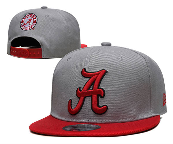 NCAA Alabama Crimson Tide Gray Crimson Twon-tone Snapback Cap GS2503202 (10)