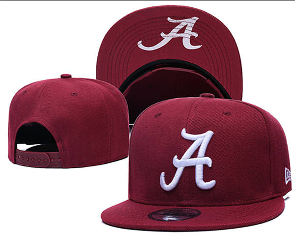 NCAA Alabama Crimson Tide Crimson Primary Logo Snapback Cap GS2503202 (2)