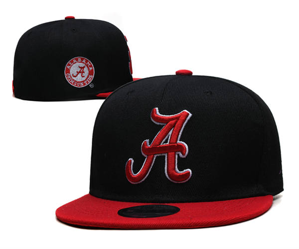 NCAA Alabama Crimson Tide Black Crimson Twon-tone Snapback Cap GS2503202 (1)