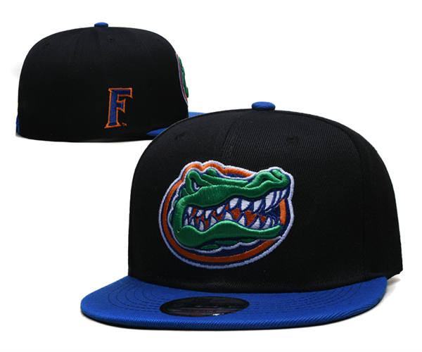 NCAA Florida Gators Black Royal Twon-tone Snapback Cap GS2503202 (1)