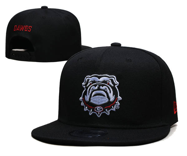 NCAA Georgia Bulldogs Black Legacy True  Snapback Cap GS25032021 (1)