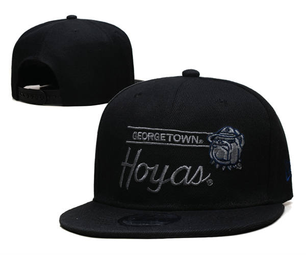 NCAA Georgetown Hoyas Black Gray Snapback Cap GS2503202 (4)