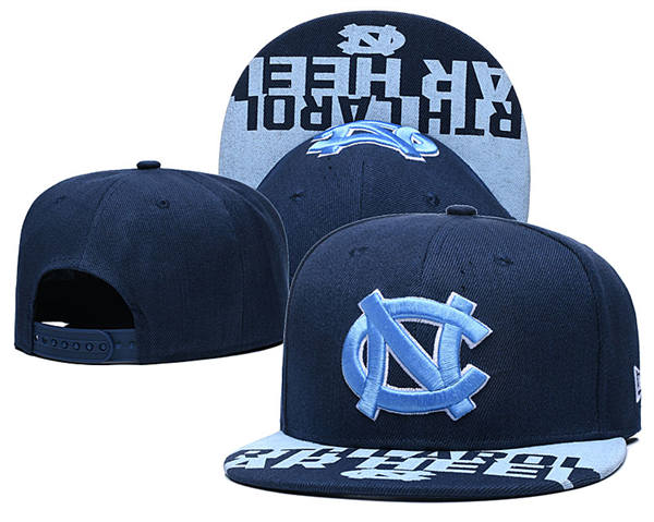 NCAA North Carolina Tar Heels Navy Primary Logo Snapback Cap GS2503202 (1)