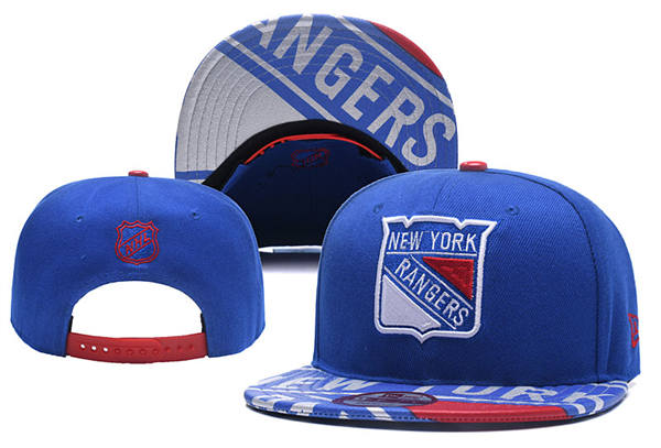 New York Rangers Royal Primary Logo Snapback Hat YD2503212 (17)