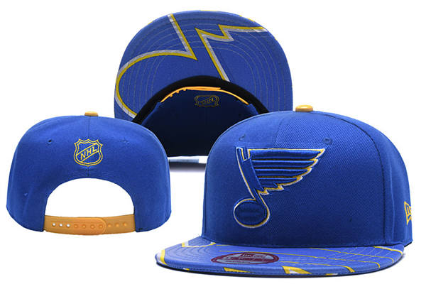 St. Louis Blues Royal Primary Logo Snapback Hat YD2503212 (9)