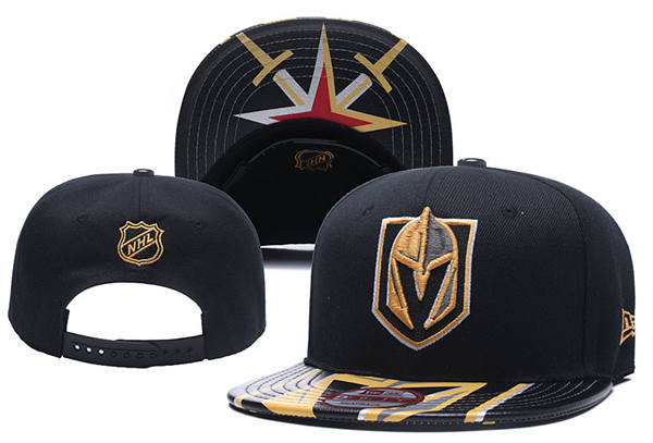 Vegas Golden Knights Black Primary Logo Snapback Hat YD2503212 (6)