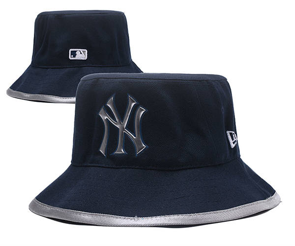 Embroidered MLB New York Yankees Navy Bucket Hat YD250303